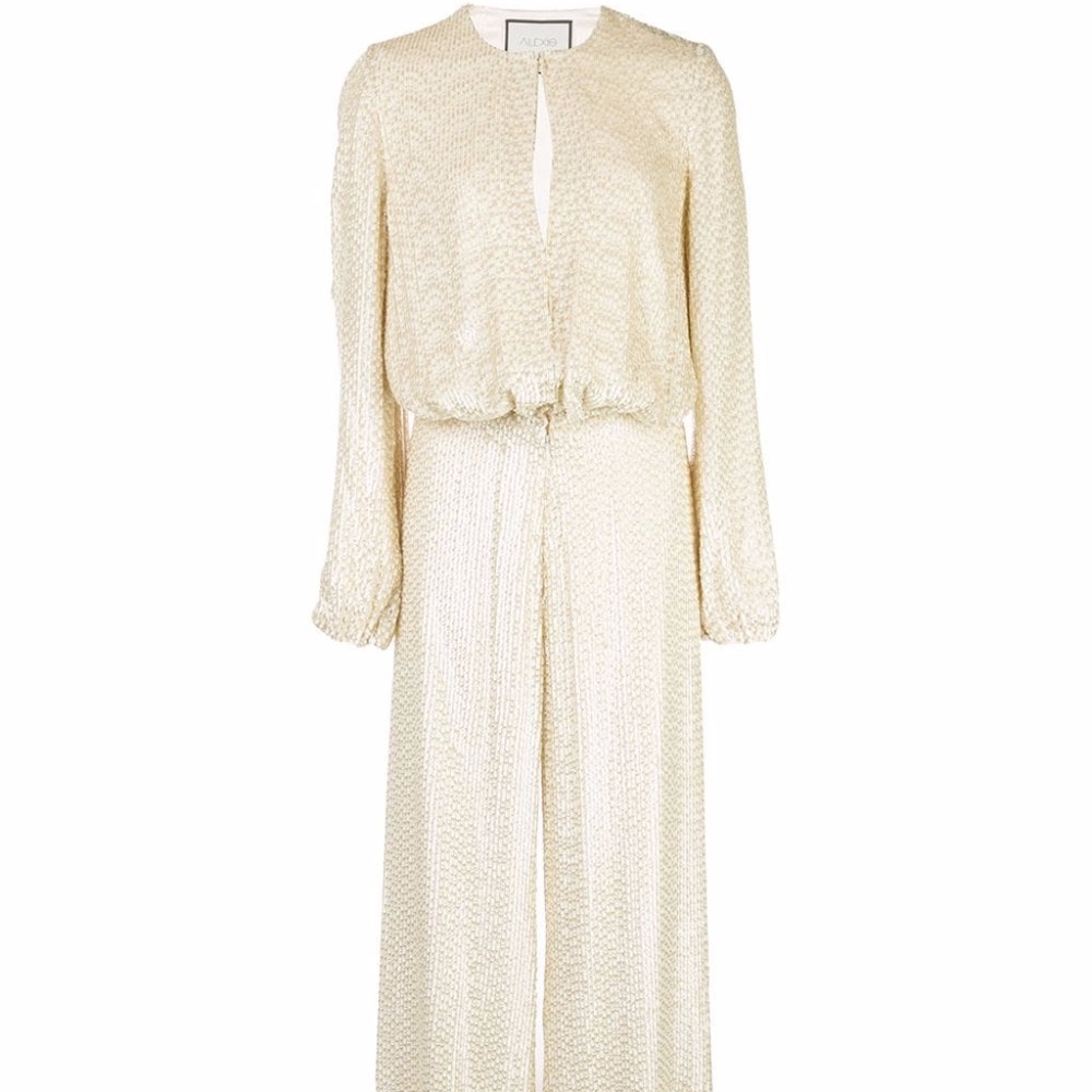 Alexis Ismet embellished palazzo jumpsuit